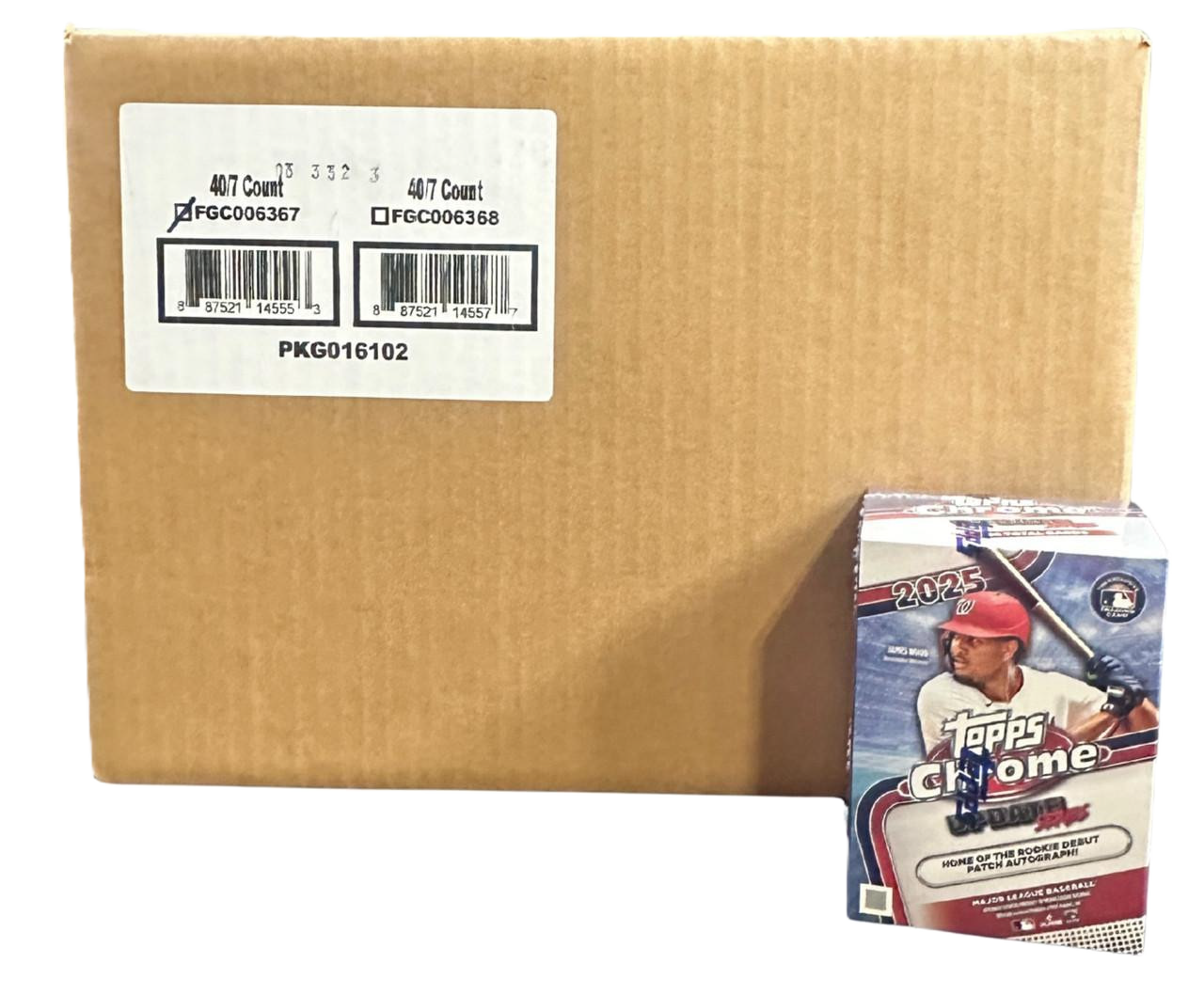 2025 Topps Chrome Update Series Baseball Blaster 40 Box Case