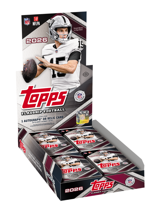 2026 Topps Football Hobby 12 Box Case