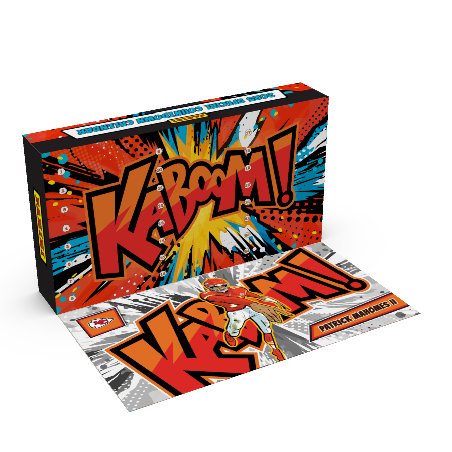 2025 Panini Absolute Football KABOOM! Countdown Calendar