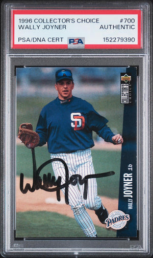 1996 Collector's Choice #700 Wally Joyner PSA Authentic