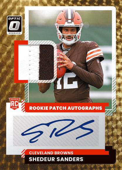 2025 Panini Donruss Optic Football 1st Off The Line FOTL Hobby