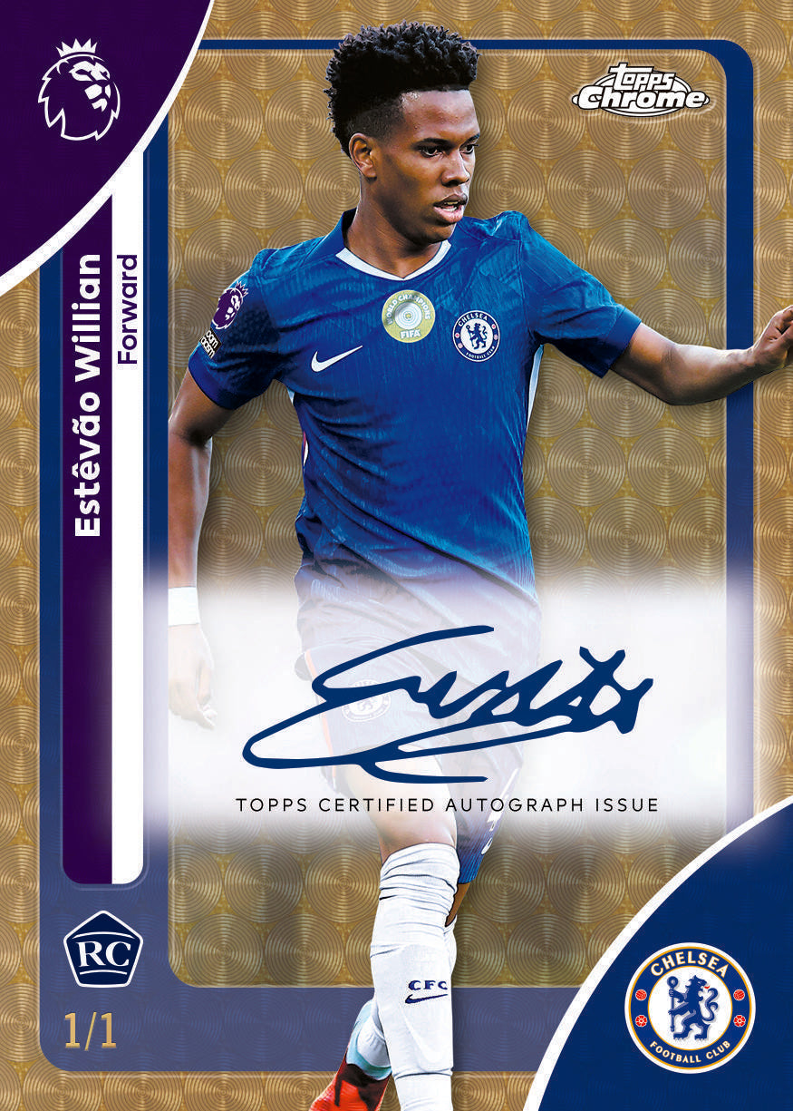 2026 Topps Chrome Premier League Soccer Blaster 40 Box Case