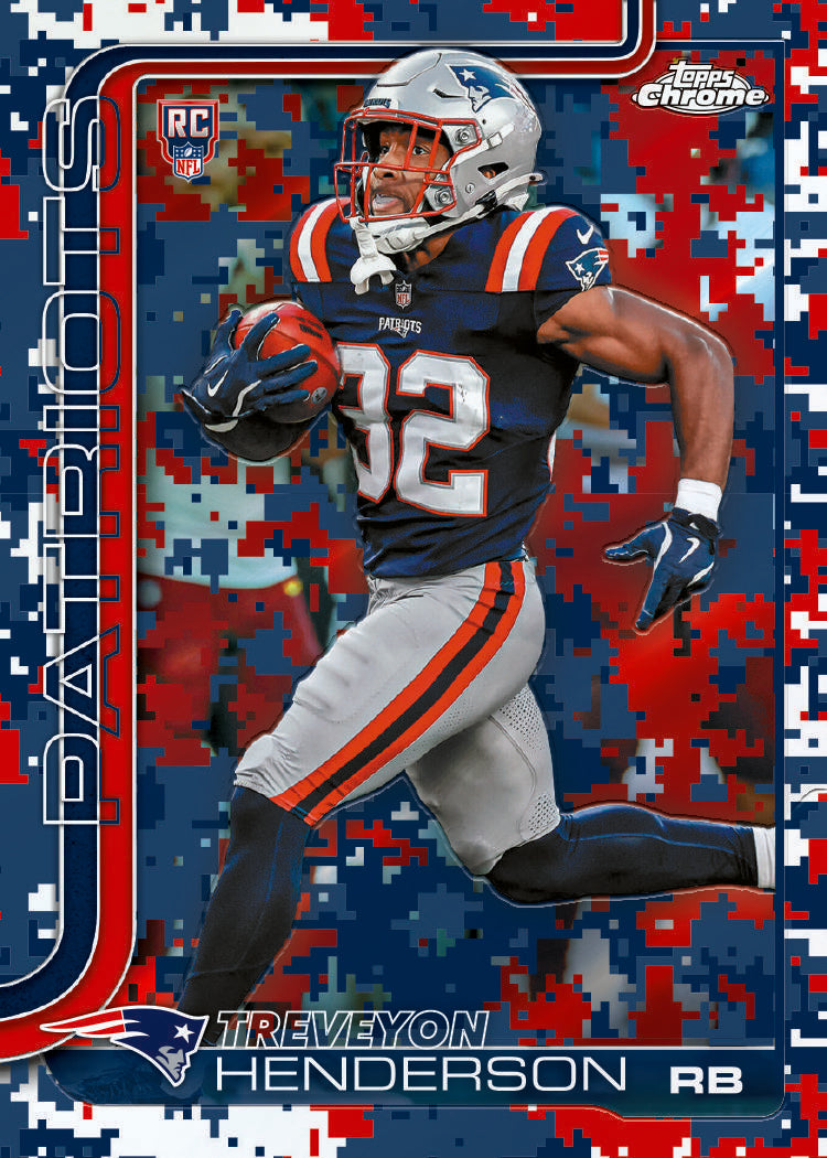 2025 Topps Chrome Football Hobby Box 12-Box Case