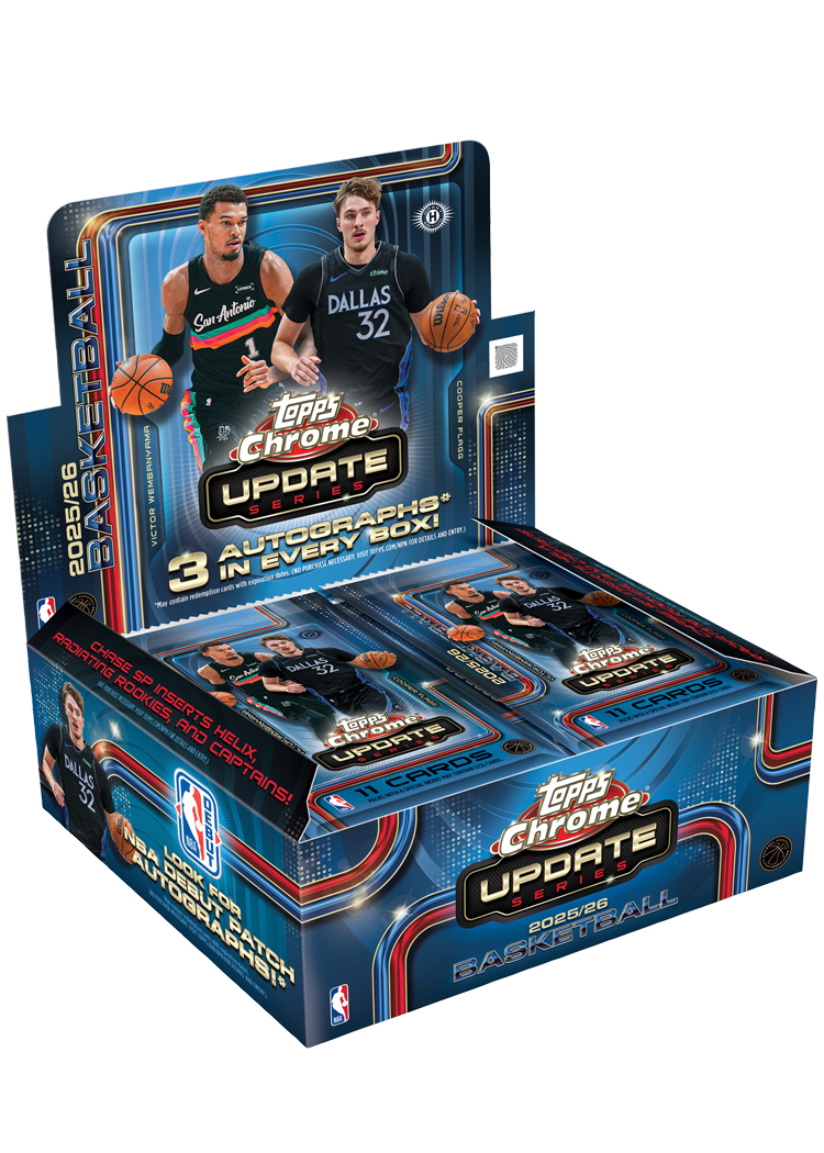 2025/26 Topps Chrome Update Series Basketball Jumbo Box