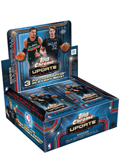 2025/26 Topps Chrome Update Series Basketball Jumbo Box