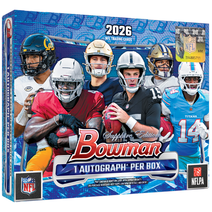 2026 Bowman Football Sapphire Edition Box