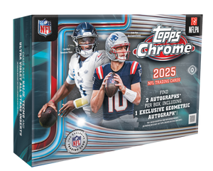 2025 Topps Chrome Football Delight 6 Box Case