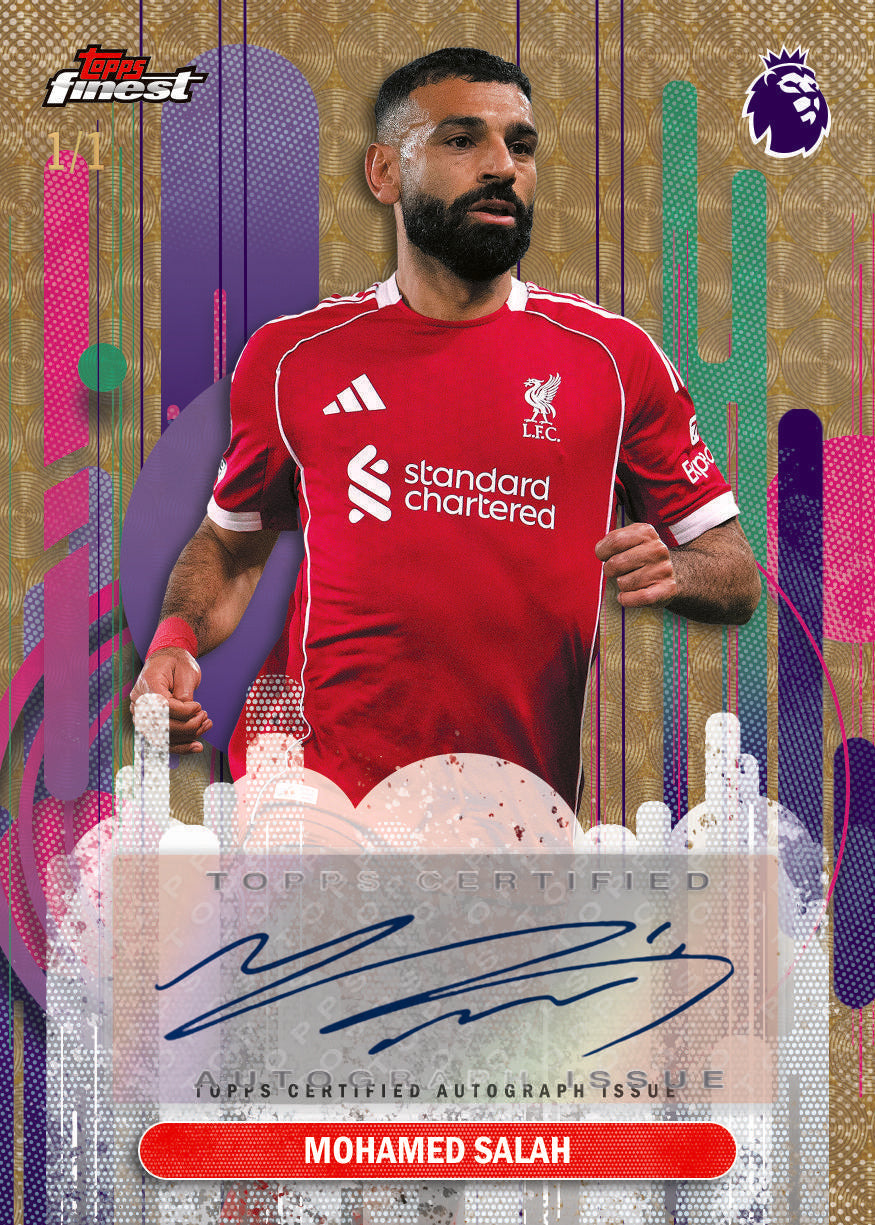 2026 Topps Finest Premier League Soccer Hobby 8 Box Case