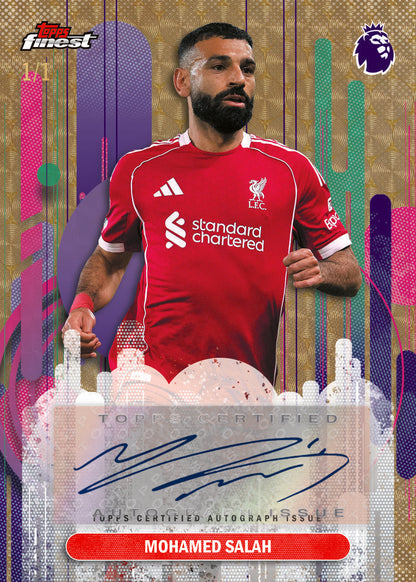 2026 Topps Finest Premier League Soccer Hobby 8 Box Case