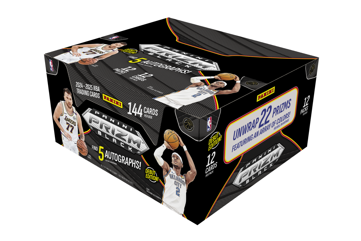 2024/25 Panini Prizm Black Basketball Hobby Box