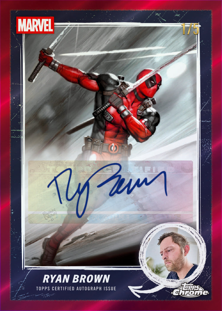 2025 Topps Chrome Marvel Deadpool Hobby Box