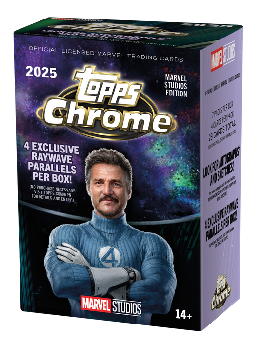 2025 Topps Marvel Studios Chrome Blaster Box