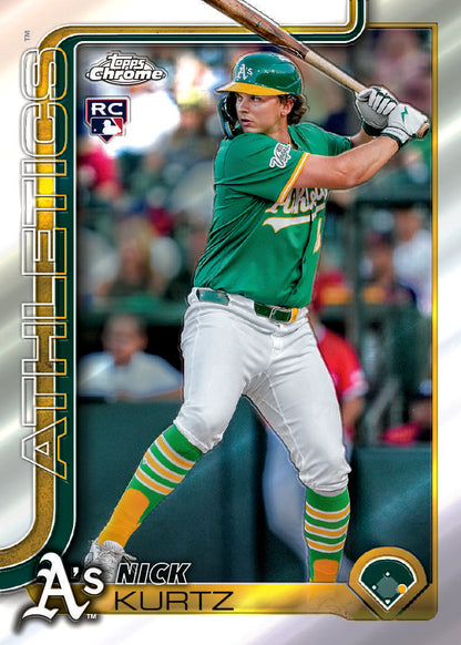 2025 Topps Chrome Update Series Baseball Blaster Box