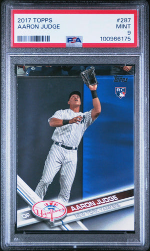 2017 Topps #287 Aaron Judge PSA 9