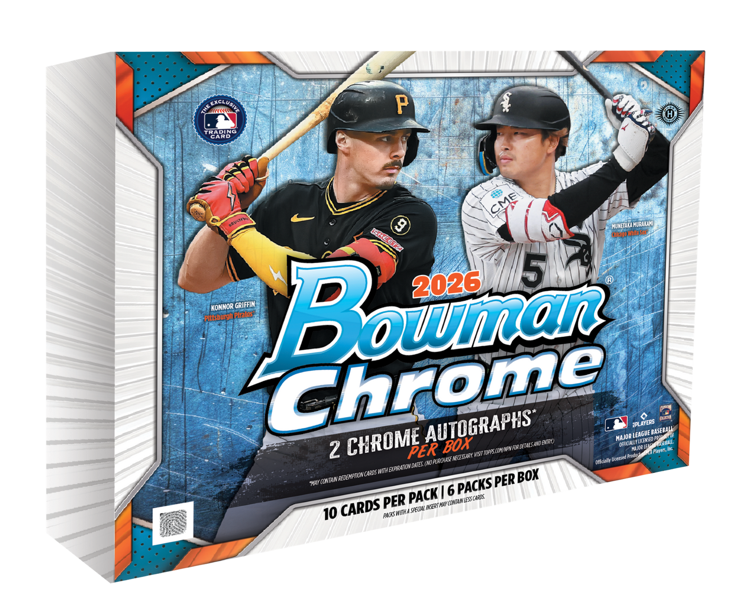 2026 Bowman Chrome Baseball Hobby 12 Box Case