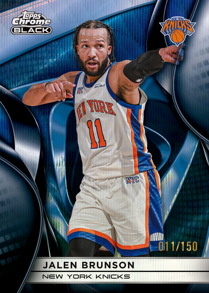 2025/26 Topps Chrome Black Basketball Hobby Box