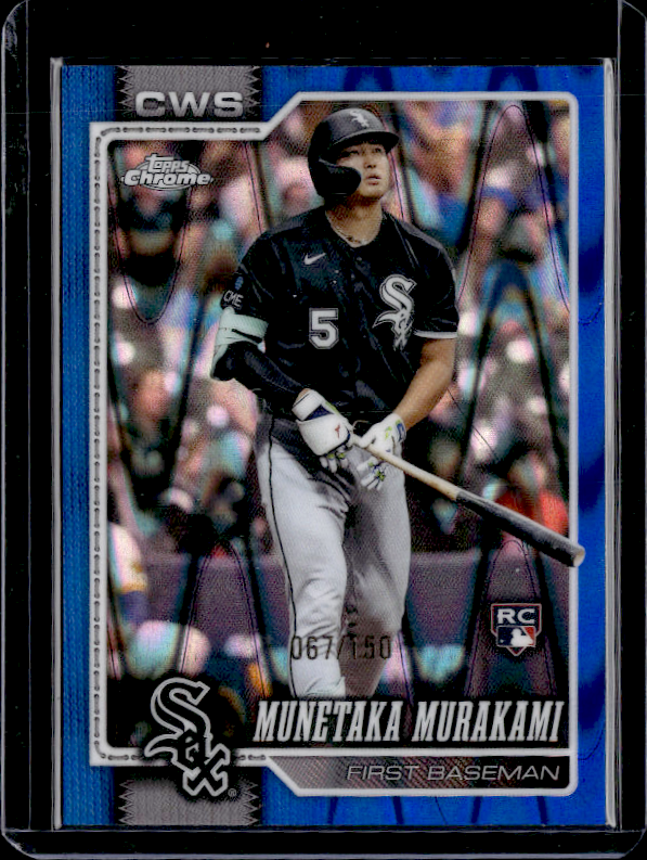 2026 Topps Chrome #274 Munetaka Murakami Blue Raywave Refractors #/150