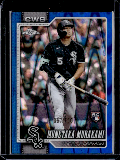 2026 Topps Chrome #274 Munetaka Murakami Blue Raywave Refractors #/150