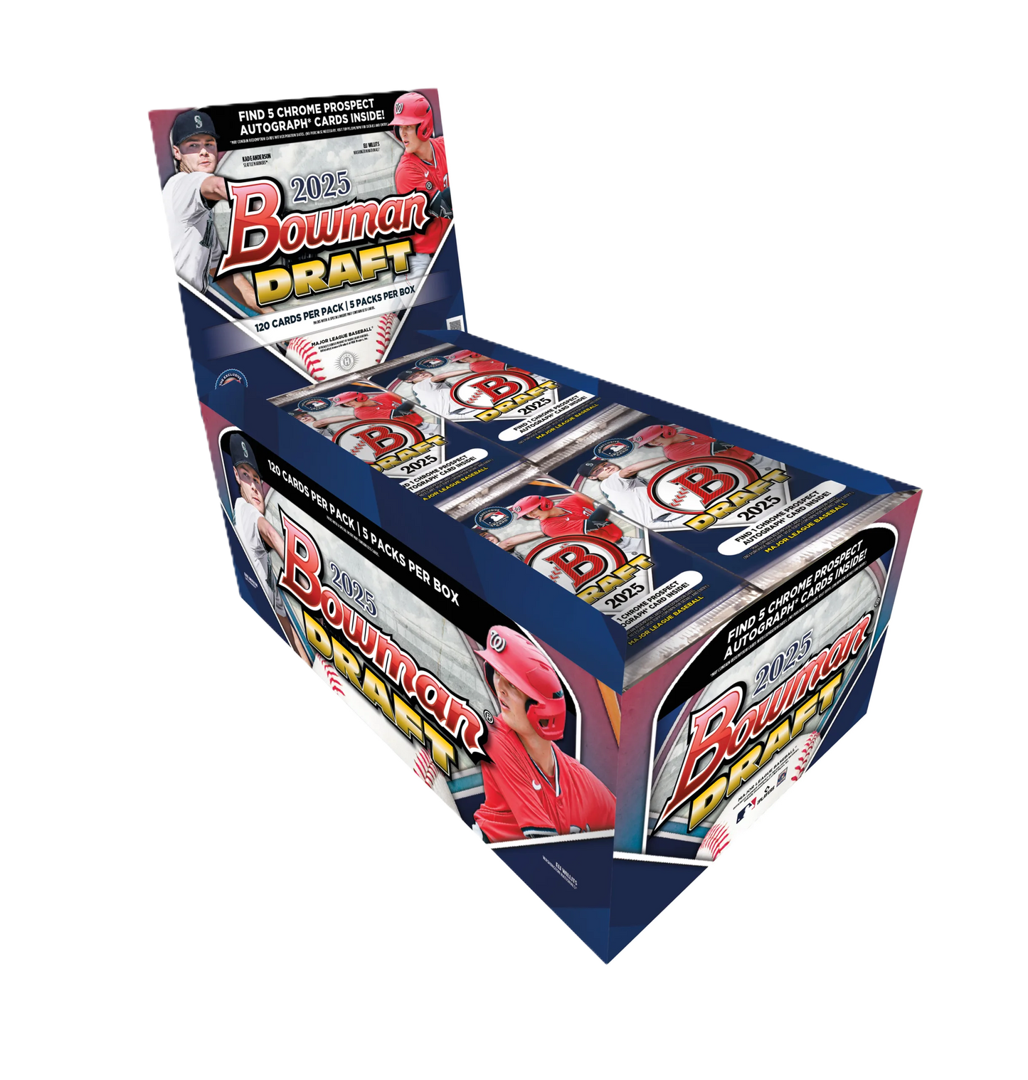 2025 Bowman Draft Baseball Super Jumbo 6 Box Case