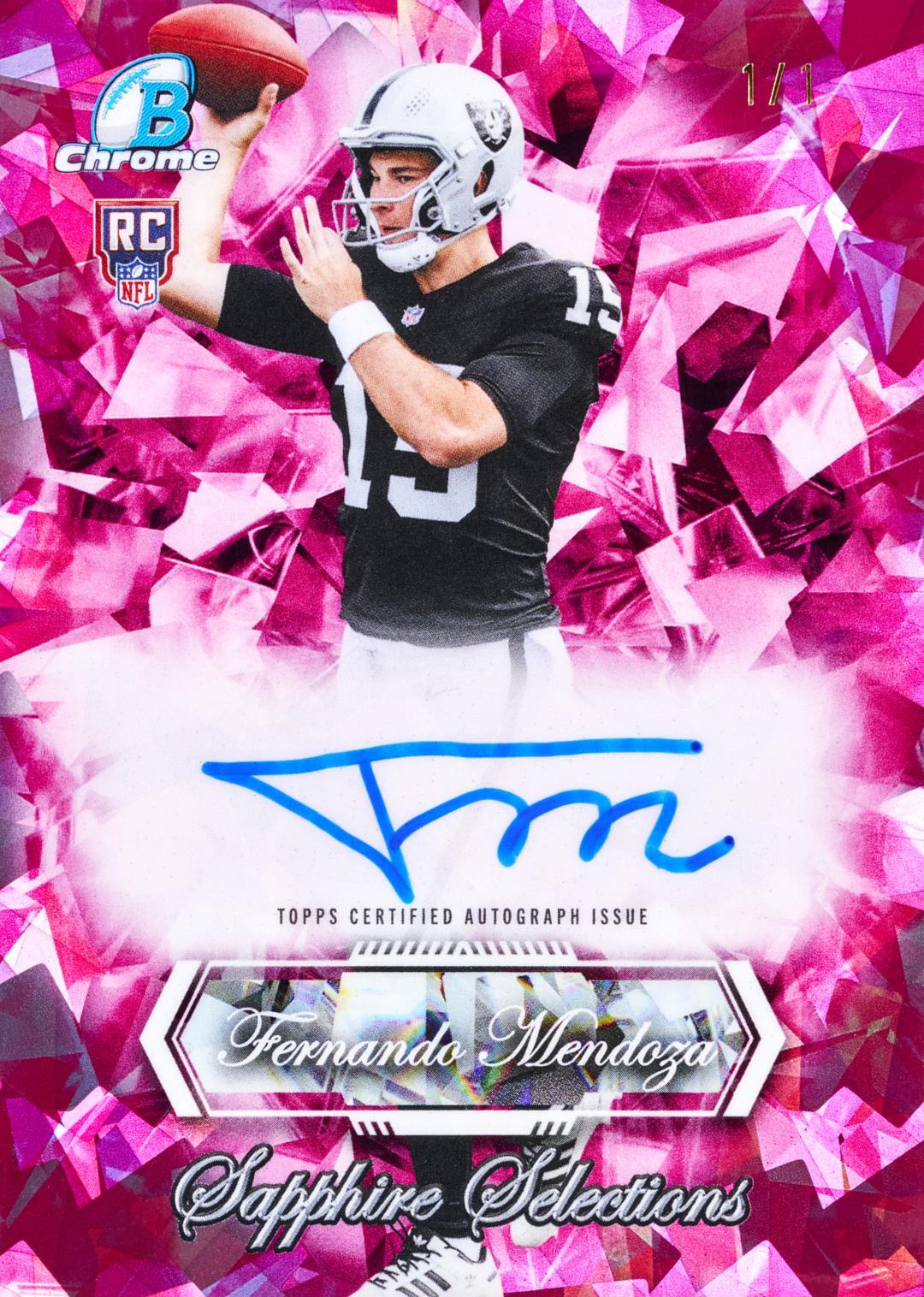 2026 Bowman Football Sapphire Edition Box