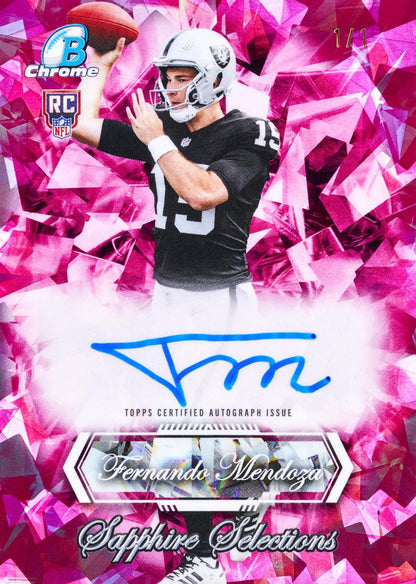 2026 Bowman Football Sapphire Edition Box