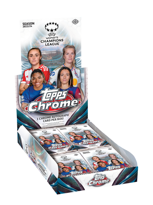 2023/24 Topps UEFA Women's Champions League Chrome Soccer Hobby Box