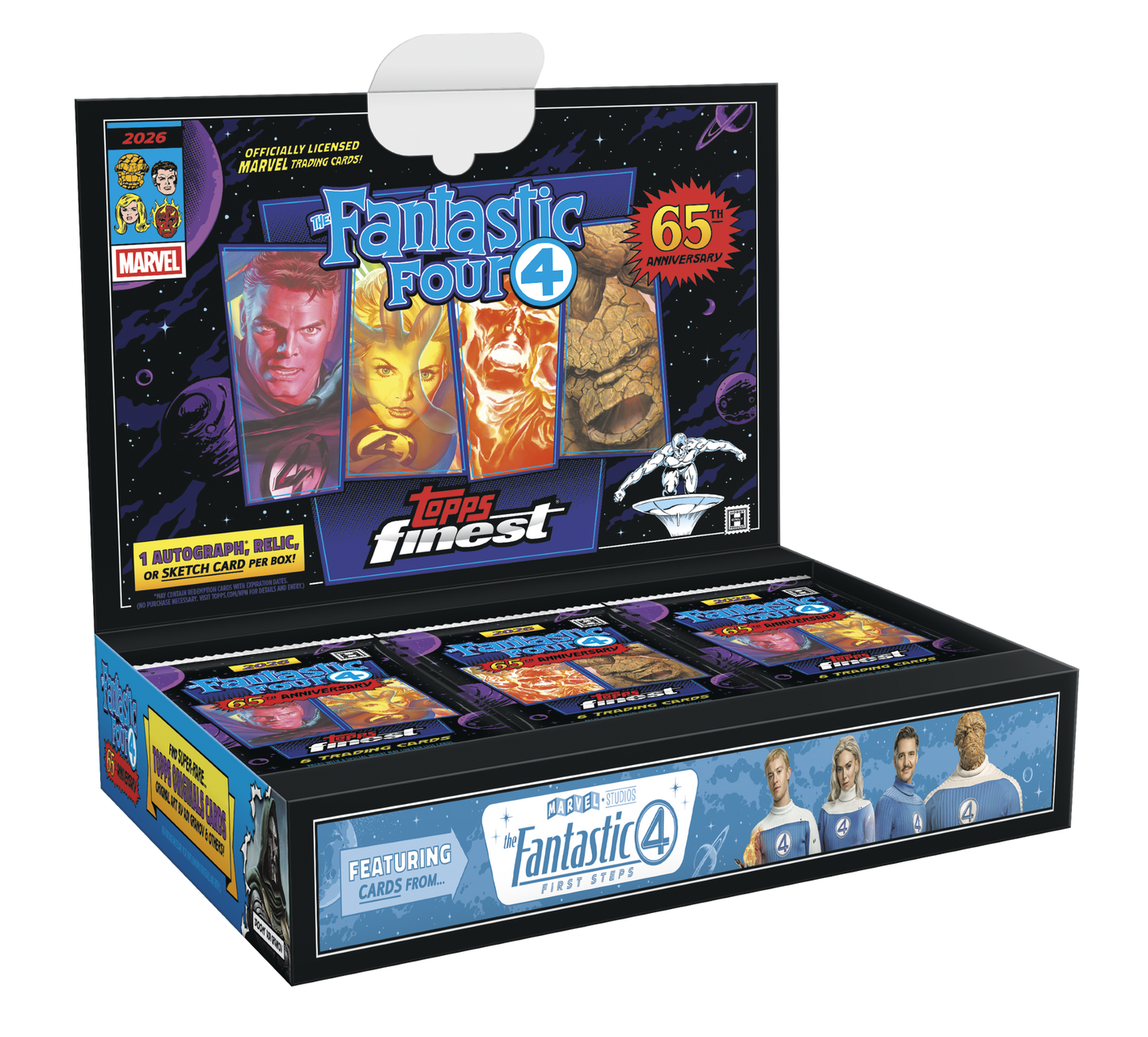 2026 Topps Marvel Finest The Fantastic Four 65th Anniversary Hobby Box