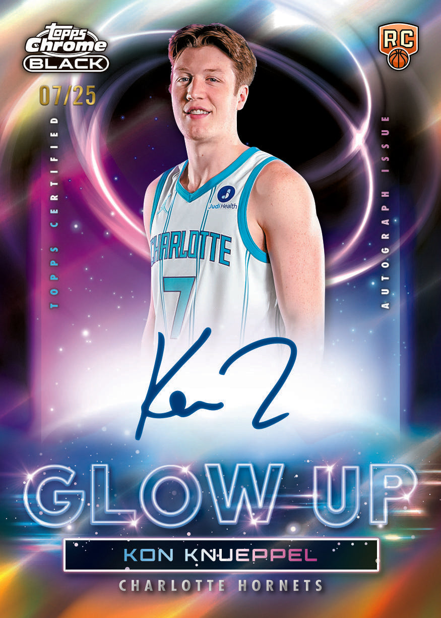 2025/26 Topps Chrome Black Basketball Hobby 8 Box Case