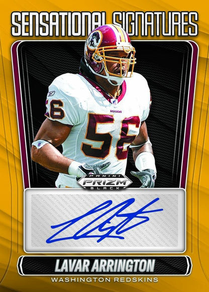 2025 Panini Prizm Black Football Hobby 12 Box Case
