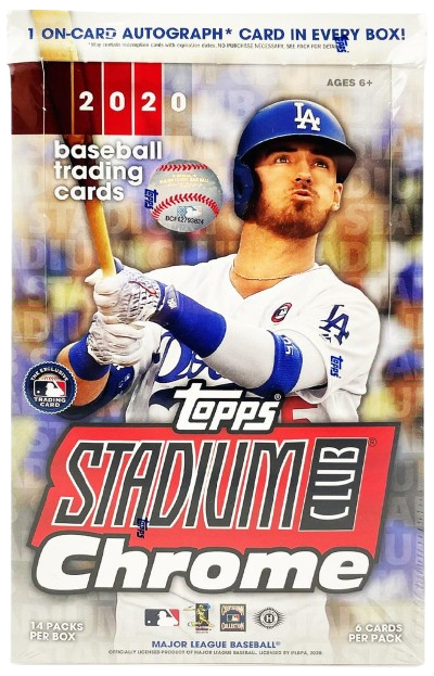 2020 Topps Stadium Club Chrome Baseball Hobby Box