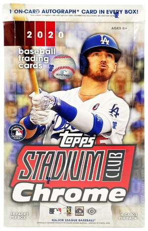 2020 Topps Stadium Club Chrome Baseball Hobby Box