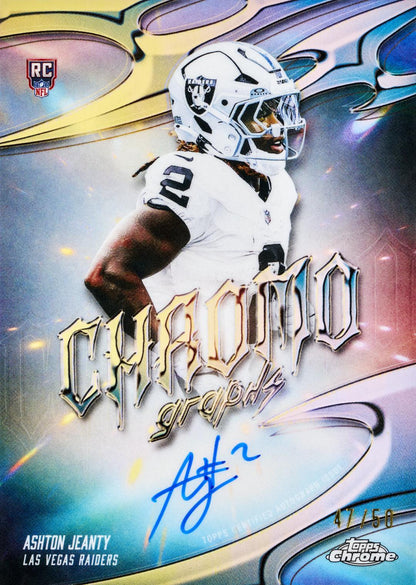 2025 Topps Chrome Football Hobby Box 12-Box Case
