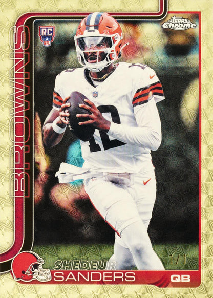 2025 Topps Chrome Football Delight 6 Box Case