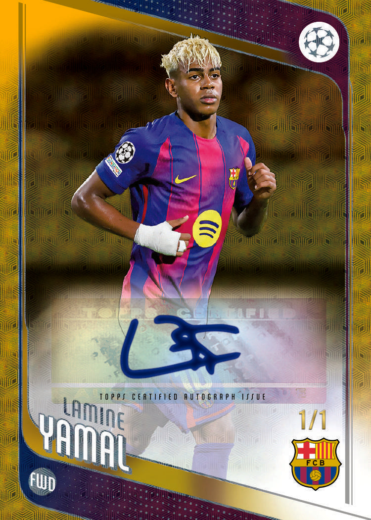 2025/26 Topps UEFA Club Competitions Soccer Blaster Box