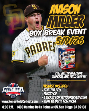 MASON MILLER POST GAME BOX BREAK EVENT