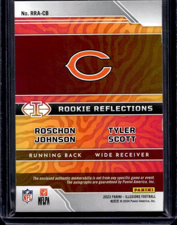 2023 Panini Illusions Roschon Johnson/Tyler Scott Rookie Patch Autograph /50
