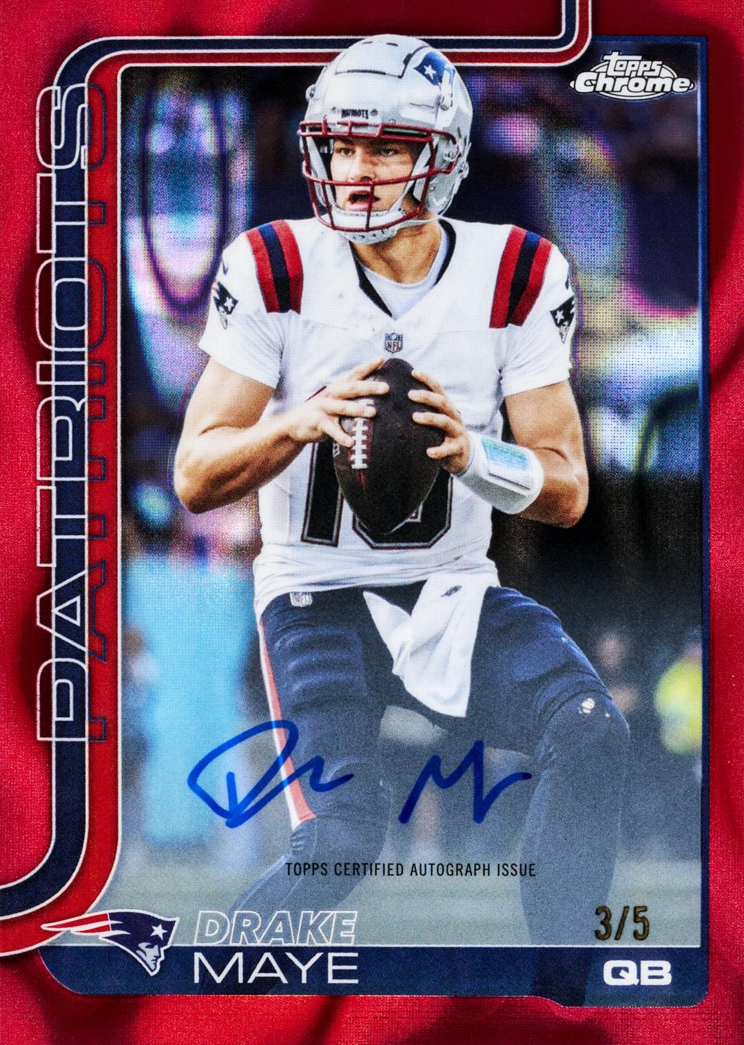 2025 Topps Chrome Football Delight 6 Box Case