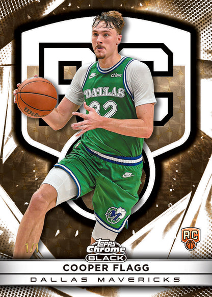 2025/26 Topps Chrome Black Basketball Hobby 8 Box Case