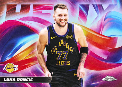 2025/26 Topps Chrome Update Series Basketball Delight 6 Box Case