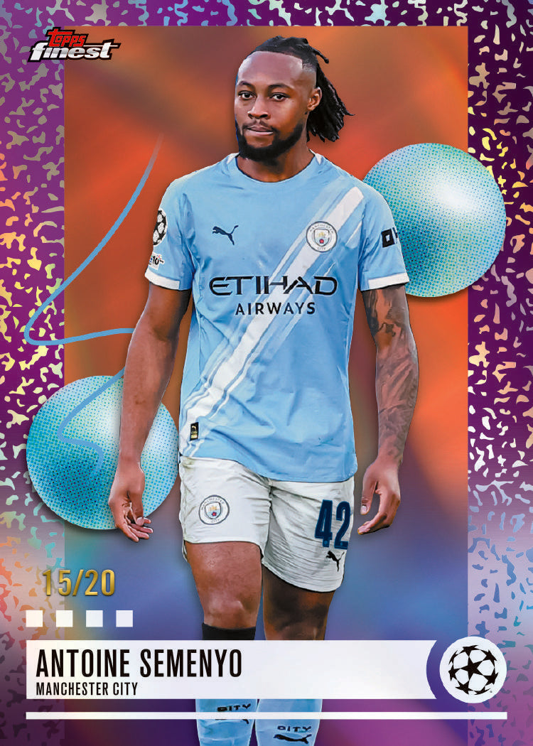 2025/26 Topps UEFA Club Competitions Finest Soccer Hobby 8 Box Case