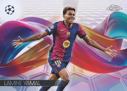 2024/25 Topps UEFA Club Competitions Chrome Soccer Breaker's Delight Box