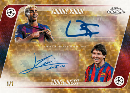 2025/26 Topps UEFA Club Competitions Chrome Soccer Delight Box
