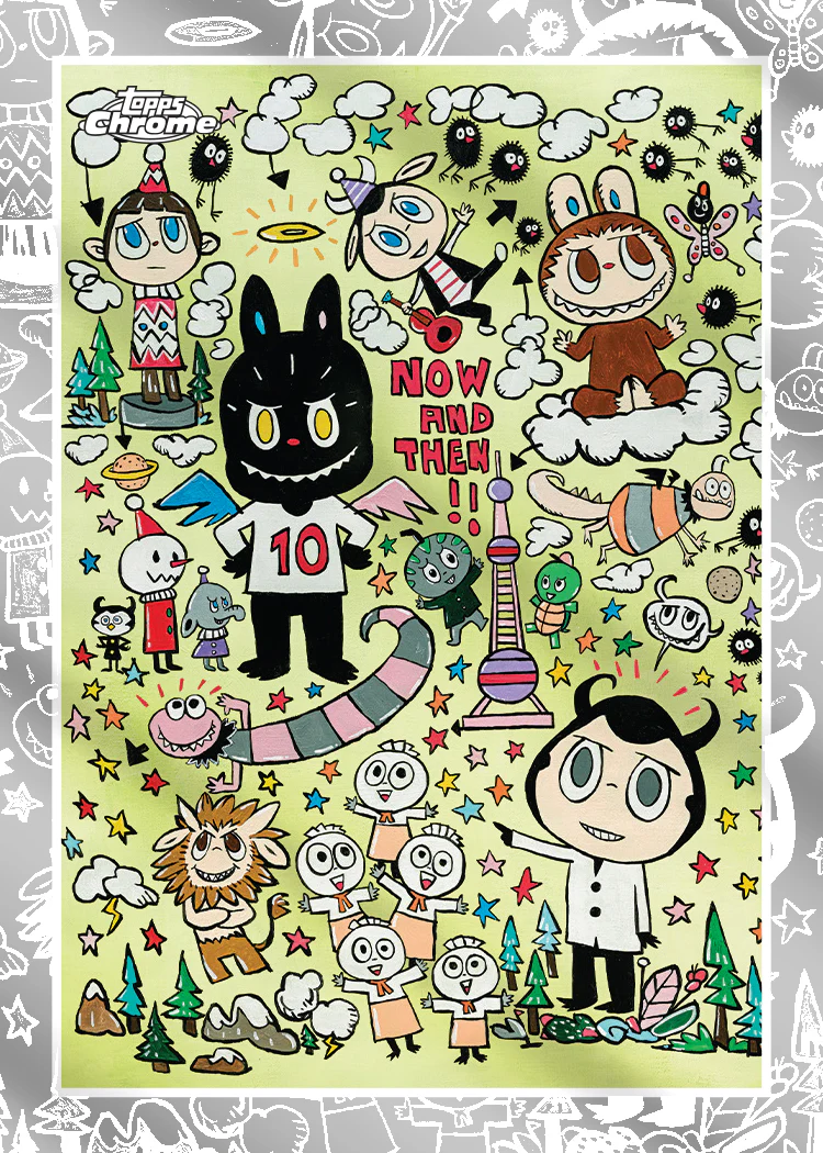 2025 Topps Chrome Labubu 10th Anniversary Hobby Box