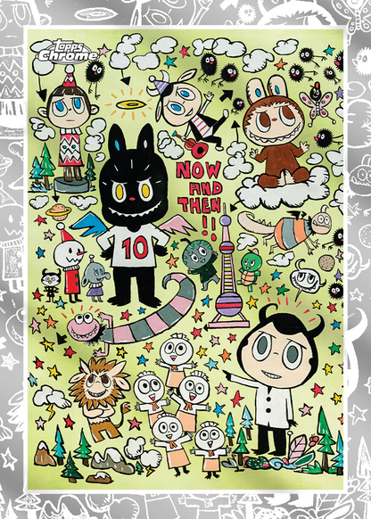 2025 Topps Chrome Labubu 10th Anniversary Hobby Box