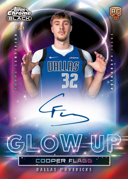 2025/26 Topps Chrome Black Basketball Hobby 8 Box Case