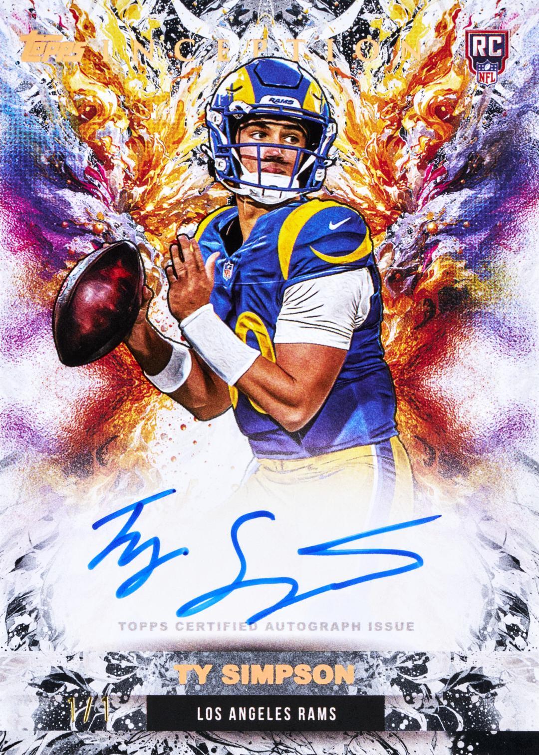 2026 Topps Inception Football Hobby Box
