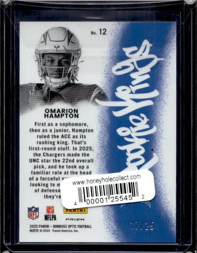 2025 Optic Omarian Hampton #12 Rookie Kings