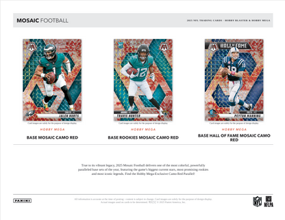 2025 Panini Mosaic Football Hobby Blaster Box