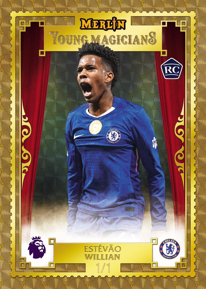 2026 Topps Merlin Premier League Soccer Hobby 12 Box Case