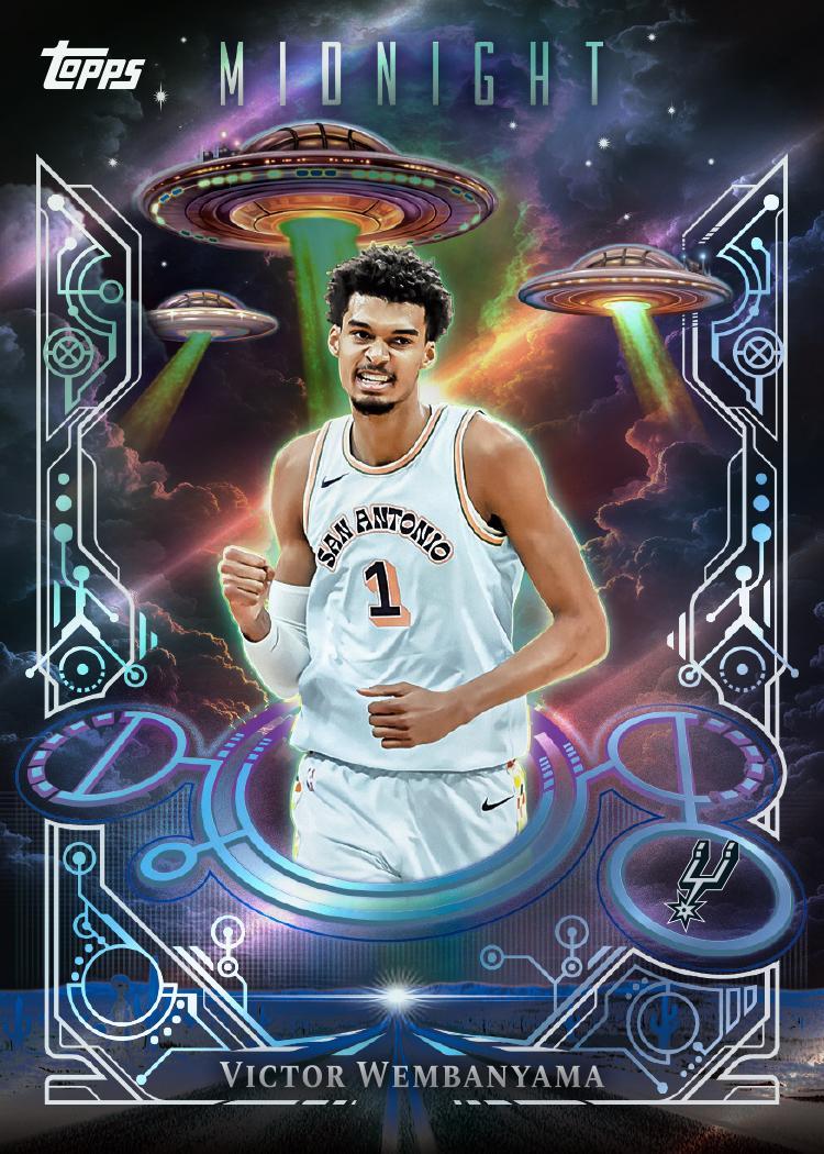 2025/26 Topps Midnight Basketball Hobby 8 Box Case